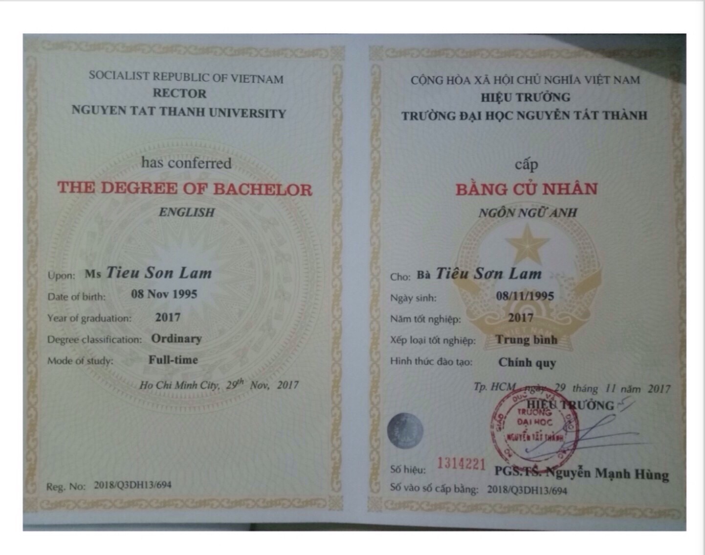 Làm bằng đại học mở tphcm