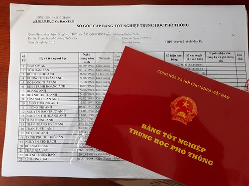 mẫu bằng cấp