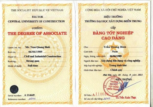 Địa chỉ làm bằng giả giá rẻ