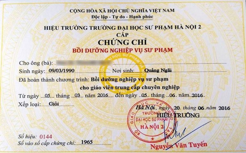 lam bang dai hoc gia
