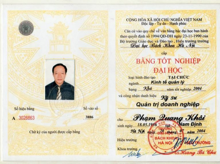 Làm bằng đại học uy tín