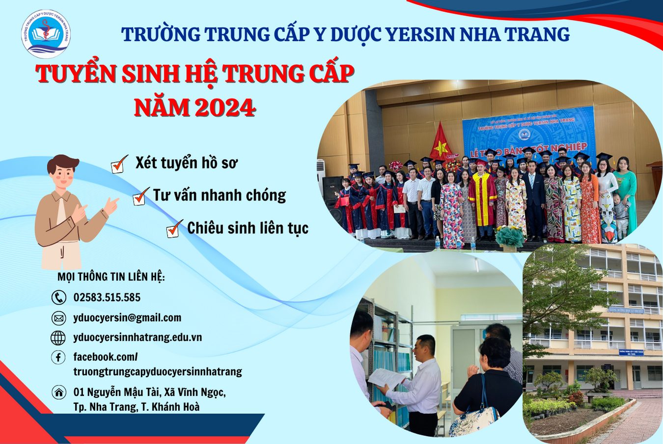 Trường Trung cấp Y Dược Yersin Nha Trang - Hình 1